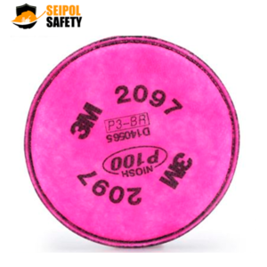 FILTRO PARA PARTICULAS P100 ALIVIO NIVELES MOLESTOS DE VAPORES ORGANICOS, OZONO 2097 3M