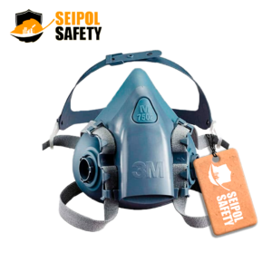 RESPIRADOR DE MEDIA CARA SILICONA 7501/S-7502/M-7503/L 3M