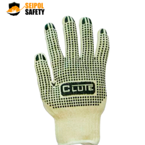 GUANTE DE HILO CON PUNTO DE PVC CLUTE