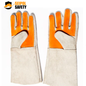 GUANTE DE SEGURIDAD CUERO CROMO REFORZADO 17"