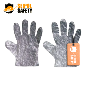 GUANTE DE PLASTICO DESECHABLE X100 CLUTE