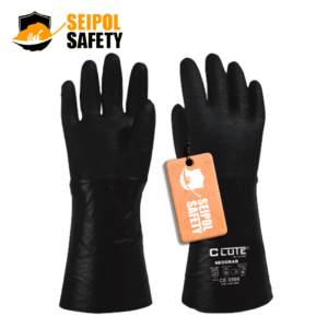GUANTE NEOPRENE CORRUGADO 18 USAFETY /CLUTE