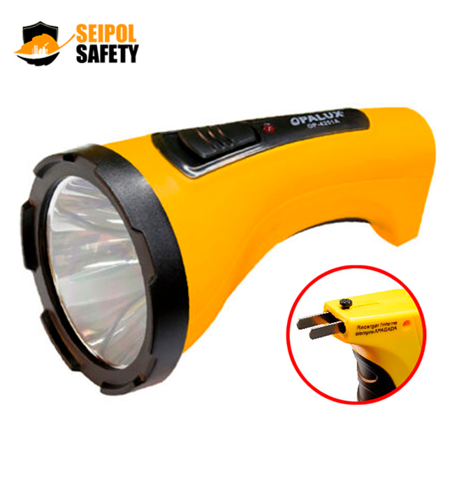 LINTERNA RECARGABLE LED 5W OP-4251A OPALUX