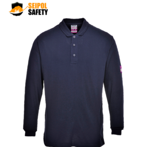 POLO MANGA LARGA RESISTENTE A LA LLAMA, ANTIESTATICO PORTWEST FR10