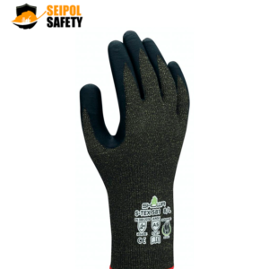GUANTE ANTICORTE PALMA DE NITRILO S-TEX 581 SHOWA